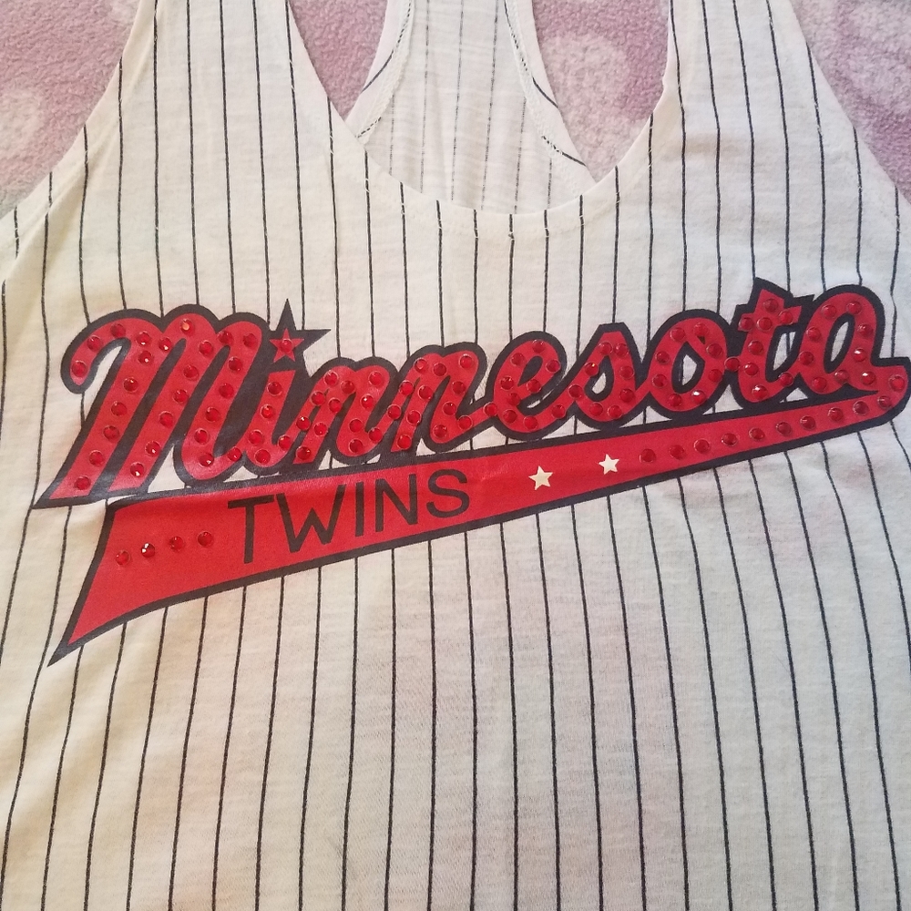 VS pink Twins Tank Top